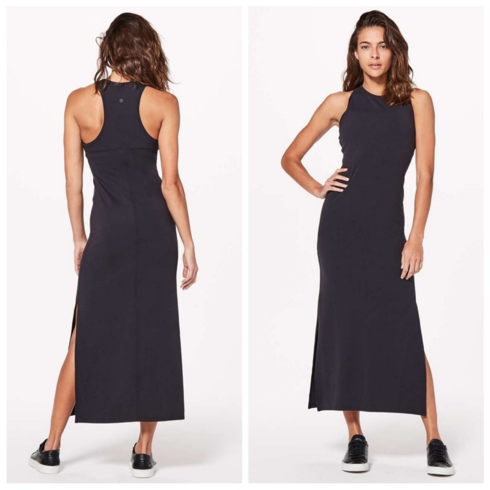 Lululemon Get Going Black Dress/ Size 8